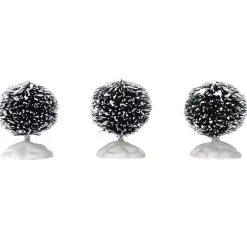 Accessori Lemax Set di 3 alberelli rotondi