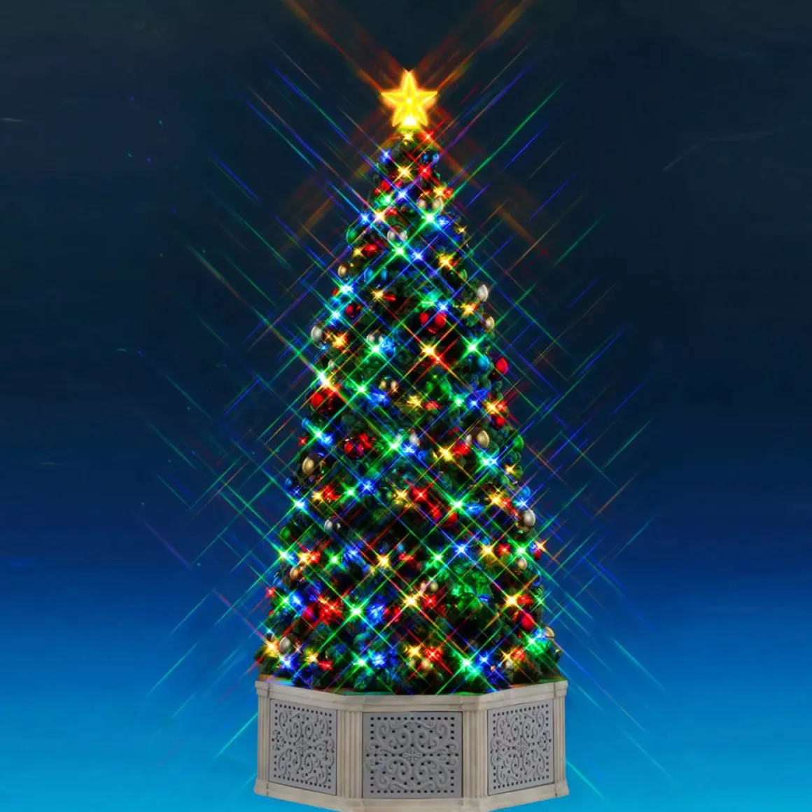 Accessorio Lemax luminoso e musicale (H39 cm) albero di Natale Bluetooth