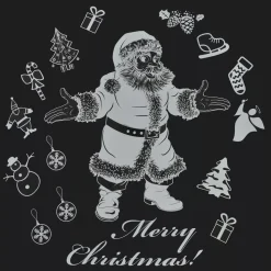 Adesivi di Natale per finestra Merry Christmas
