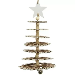 Alberi di Natale in legno Valdo Bianco