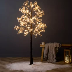 Alberi luminosi 126 LED (H150 cm) Ciliegio in fiore Bianco caldo