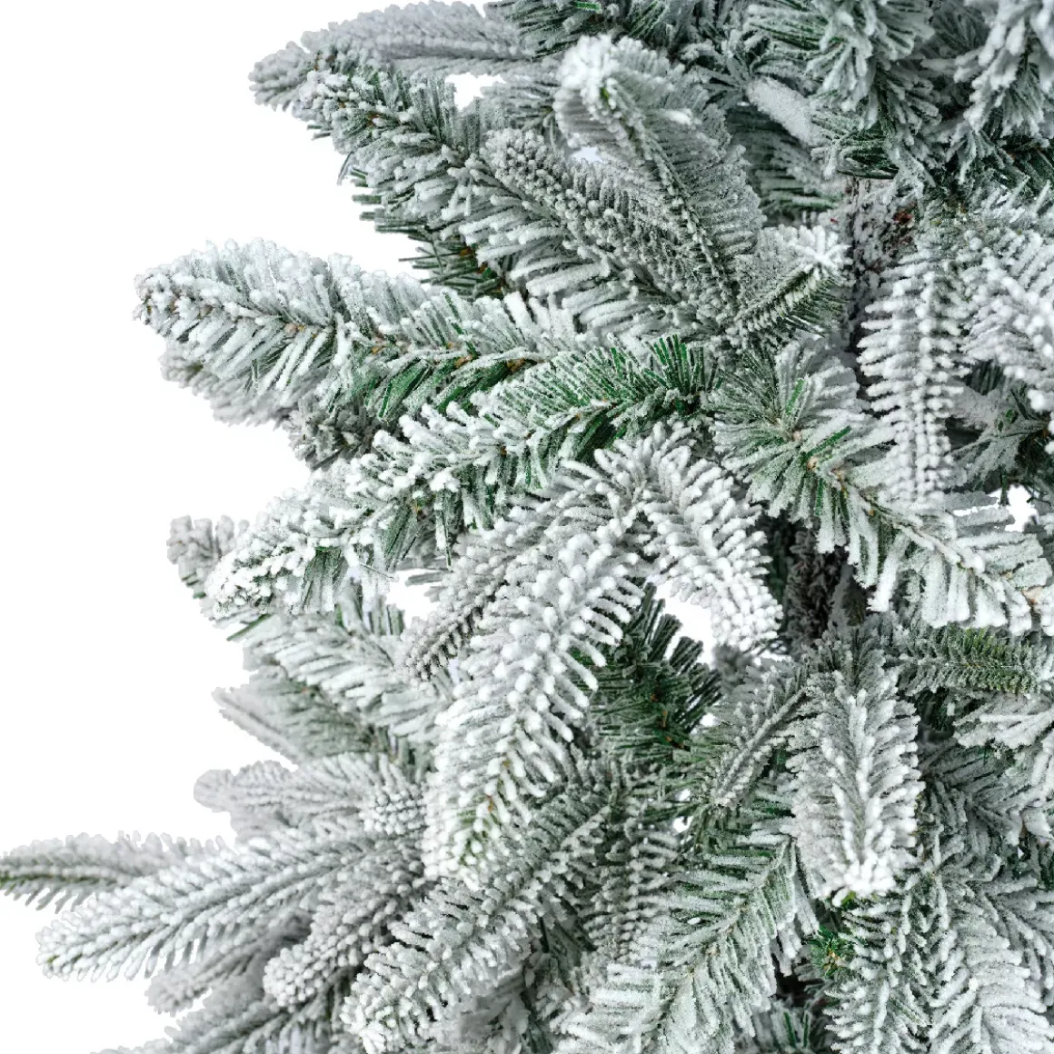 Albero di Natale artificiale (H240 cm) Glockner Verde innevato