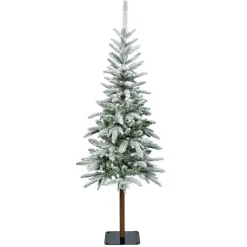 Albero di Natale artificiale (H240 cm) Glockner Verde innevato