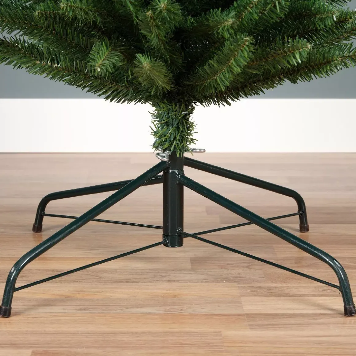 Albero di Natale artificiale H150 cm Stretto Verde abete