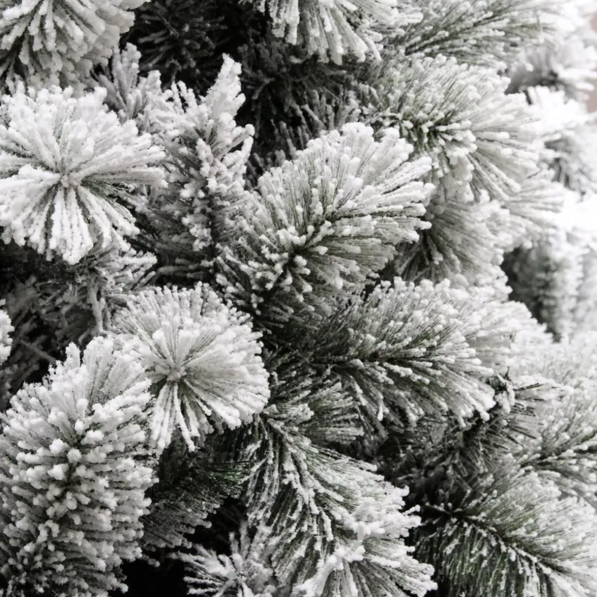 Albero di Natale artificiale Edmonton Alt. 210 cm Verde innevato