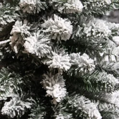 Albero di Natale artificiale Narrow Alt. 150 cm Verde innevato