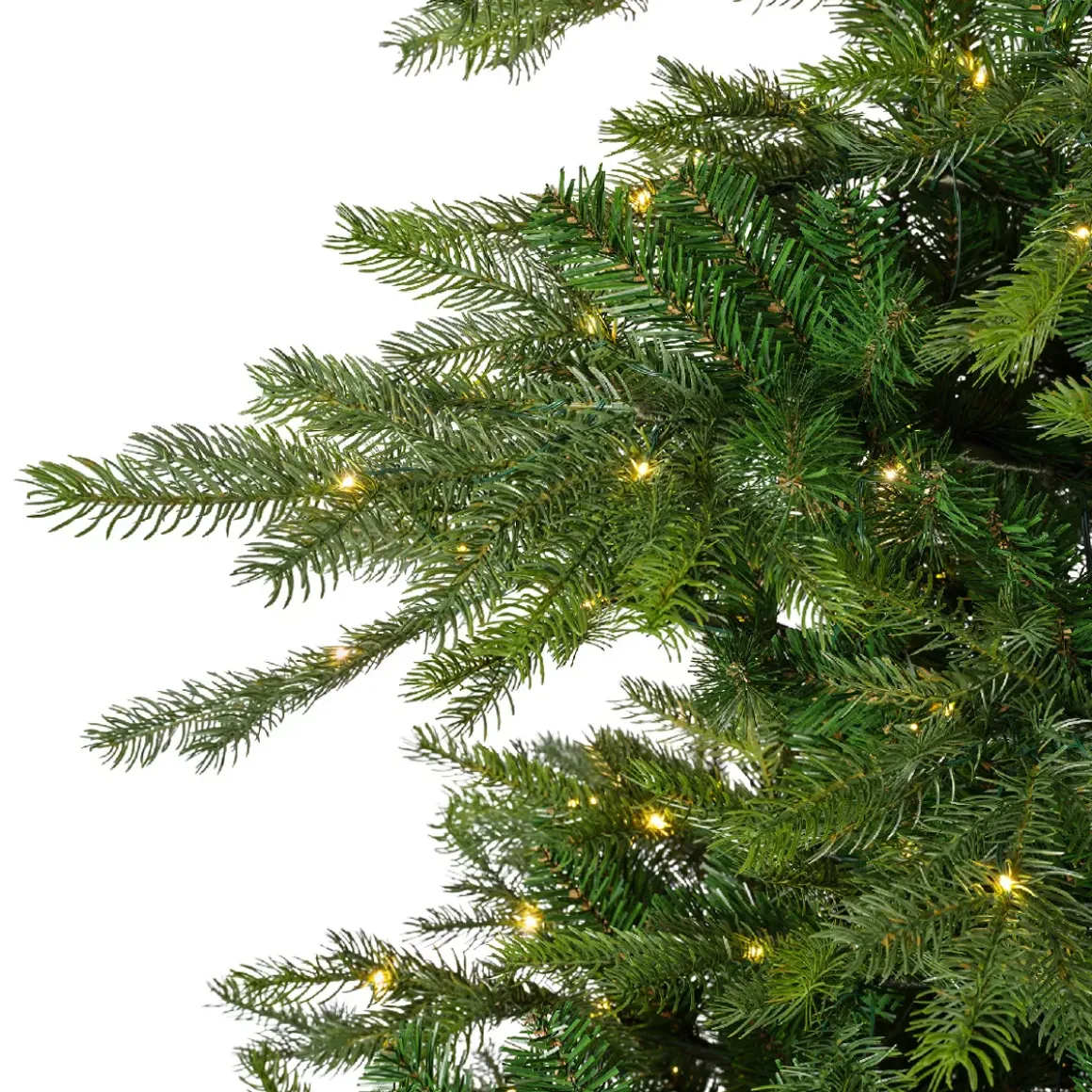 Albero di Natale artificiale luminoso 250 LED H150 cm Glorious Verde abete
