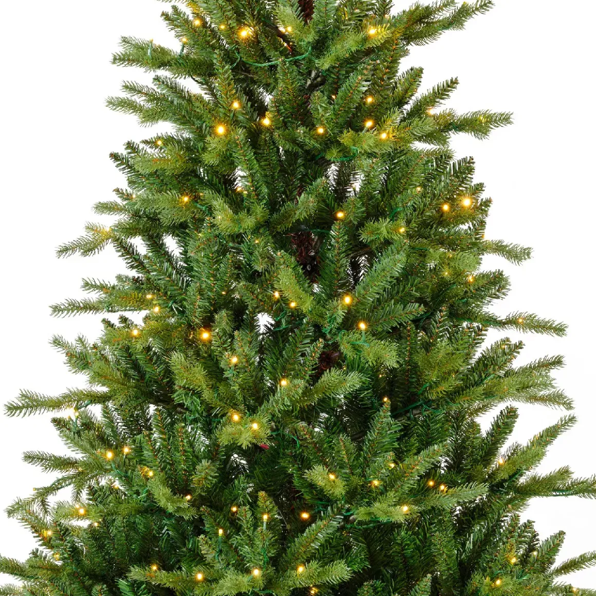 Albero di Natale artificiale luminoso 560 LED (H240 cm) Allix Verde abete