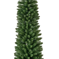 Albero di Natale artificiale Narrow Alt. 240 cm Verde abete