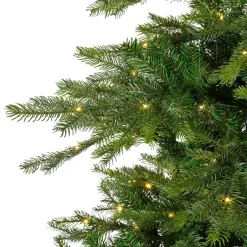 Albero di Natale artificiale luminoso 800 LED H270 cm Glorious Verde abete