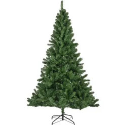 Albero di Natale artificiale King Alt. 240 cm Verde abete