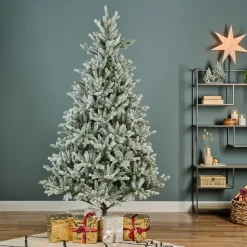 Albero di Natale artificiale Allix Alt. 298 cm Verde innevato