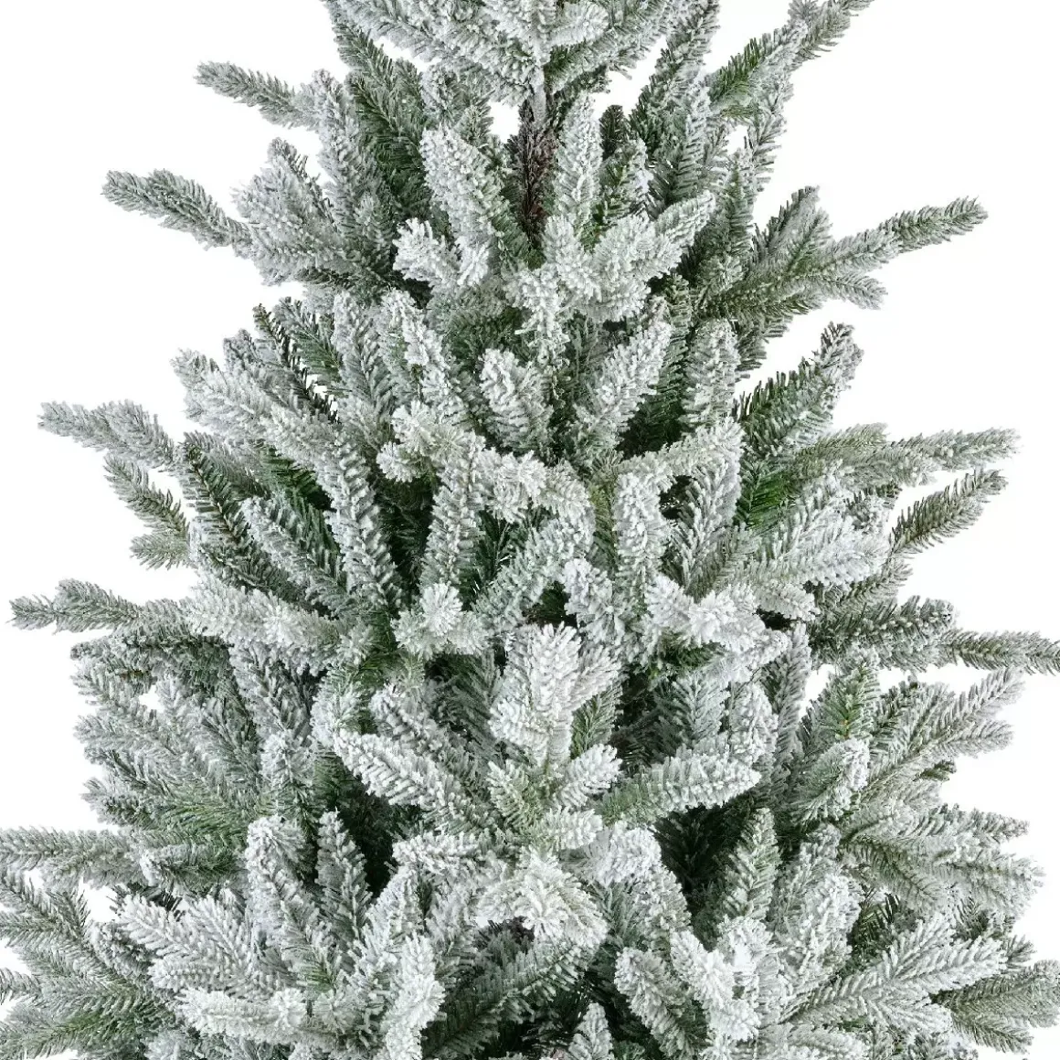 Albero di Natale artificiale Allix Alt. 298 cm Verde innevato