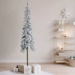 Albero di Natale artificiale (H300 cm) Sierra Verde innevato