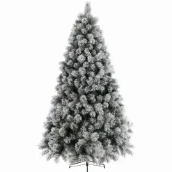 Albero di Natale artificiale Vancouver Alt. 180 cm Verde innevato