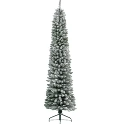 Albero di Natale artificiale Narrow Alt. 300 cm Verde innevato
