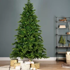 Albero di Natale artificiale Caucasia Nordmann Alt. 240 cm Verde abete