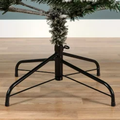 Albero di Natale artificiale King Alt. 150 cm Verde innevato