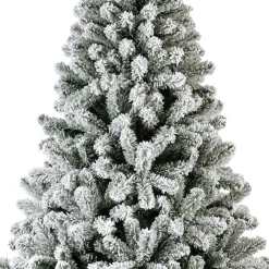 Albero di Natale artificiale King Alt. 180 cm Verde innevato