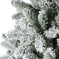 Albero di Natale artificiale King Alt. 180 cm Verde innevato