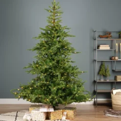 Albero di Natale artificiale luminoso 400 LED H180 cm Glorious Verde abete
