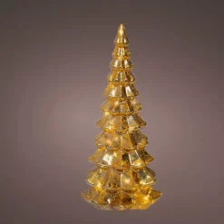 Albero di Natale luminoso con pile 20 LED (H32 cm) Eternel Oro
