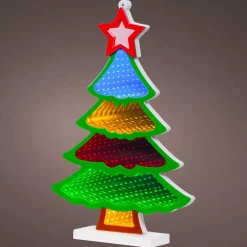 Albero di Natale luminoso 180 LED (H32 cm) Infinity Multicolore