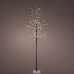 Albero luminoso 360 LED (H180 cm) Betulla invernale Bianco caldo