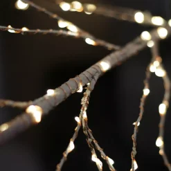 Albero luminoso 750 LED (H220 cm) Betulla Bianco caldo