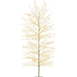 Albero luminoso 1755 LED (H180 cm) Christmas Luxe Oro e bianco caldo