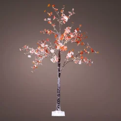 Albero luminoso 96 LED (H180 cm) Quercia innevata Bianco caldo