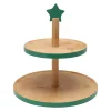 Alzata per dolci (H26 cm) Le Alpi Verde