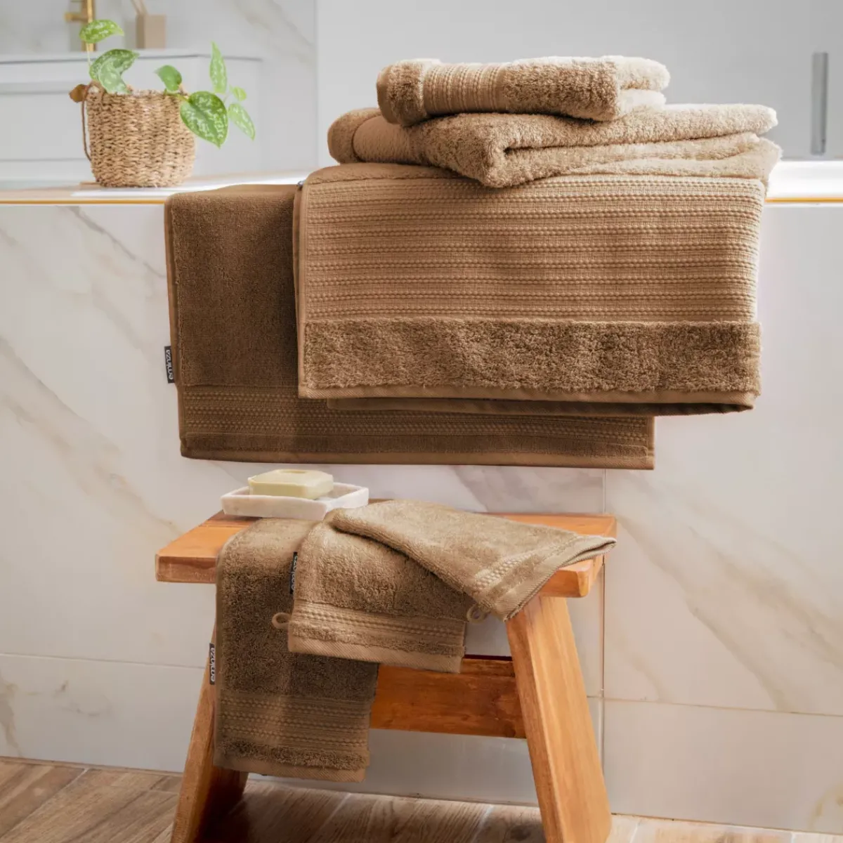New Asciugamano bagno cotone bio Méline Biancheria Bagno|Asciugamani Bagno