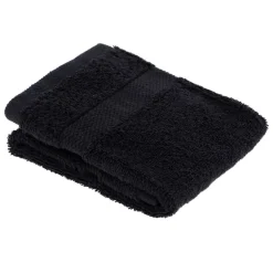Asciugamano da bagno cotone (30 x 50 cm) Timeless Nero