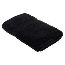 Asciugamano da bagno cotone (70 x 130 cm) Timeless Nero