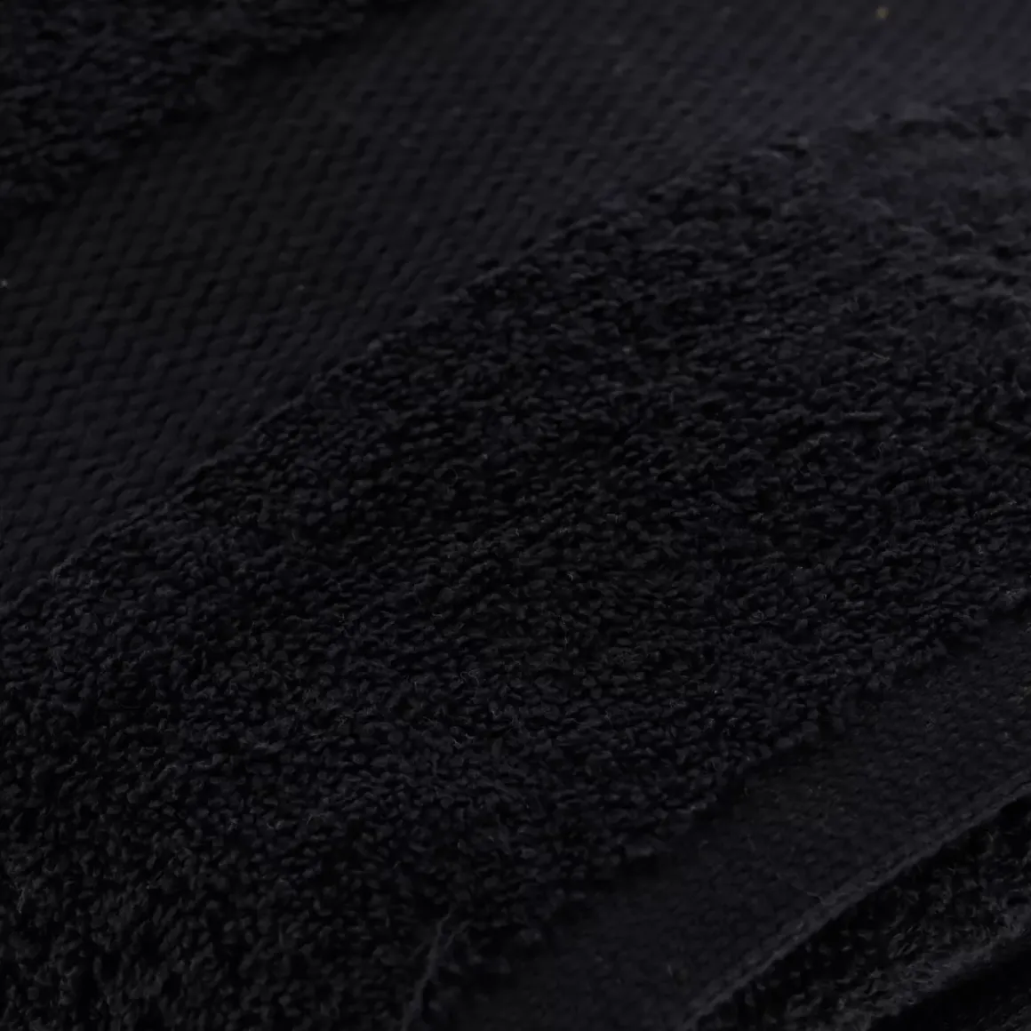 Asciugamano da bagno cotone (90 x 150 cm) Timeless Nero