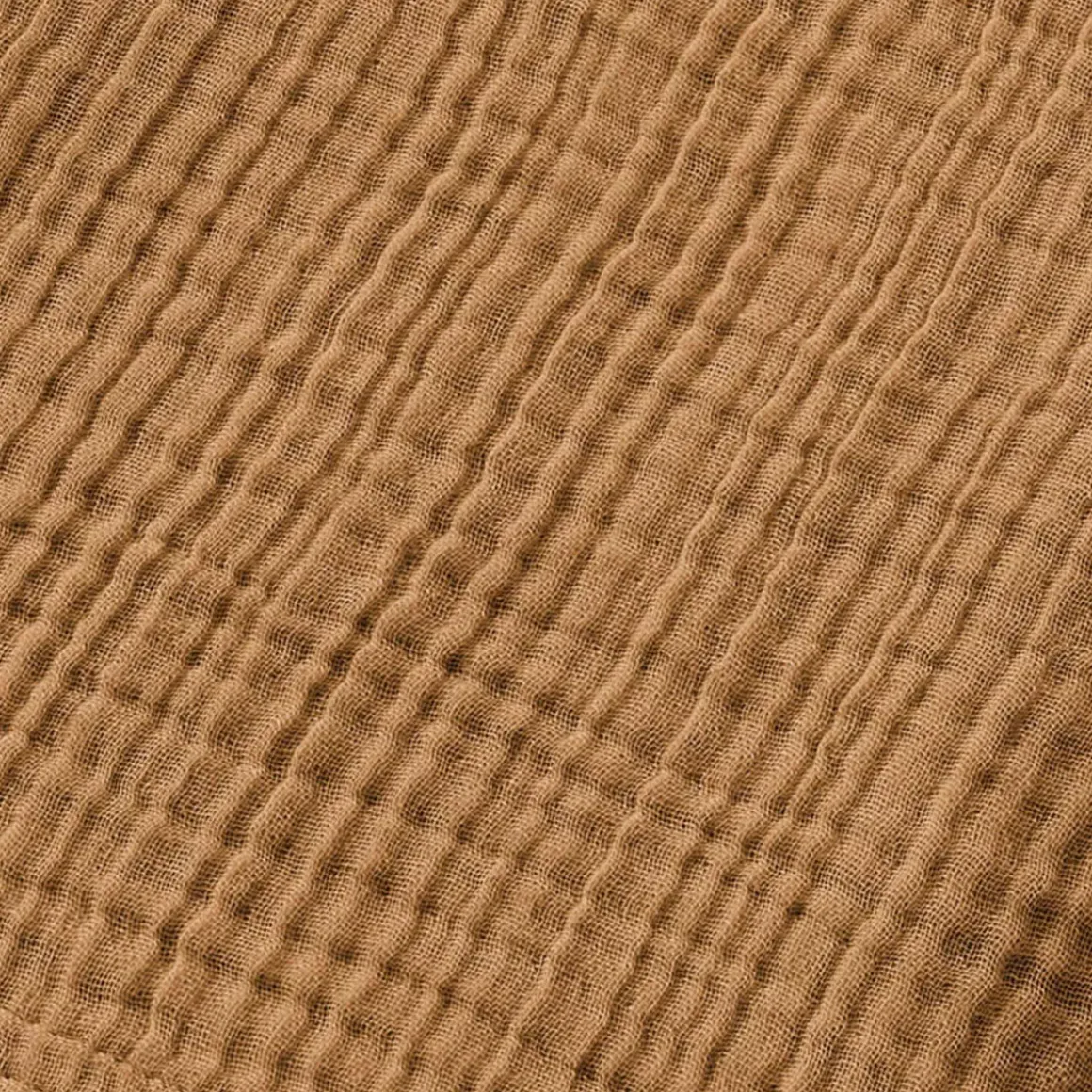 Asciugamano da bagno di garza di cotone (30 x 50 cm) Gaia Camel