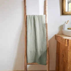 Hot Asciugamano da bagno in garza di cotone (70 x 130 cm) Gaia Biancheria Bagno|Asciugamani Bagno