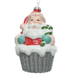 Babbo Natale da appendere Cupcake Multicolore