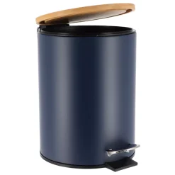 Cestino a pedale con chiusura rallentata Timeless Blu