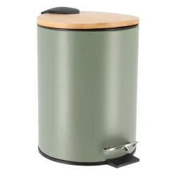 Cestino a pedale con chiusura rallentata Timeless Cachi