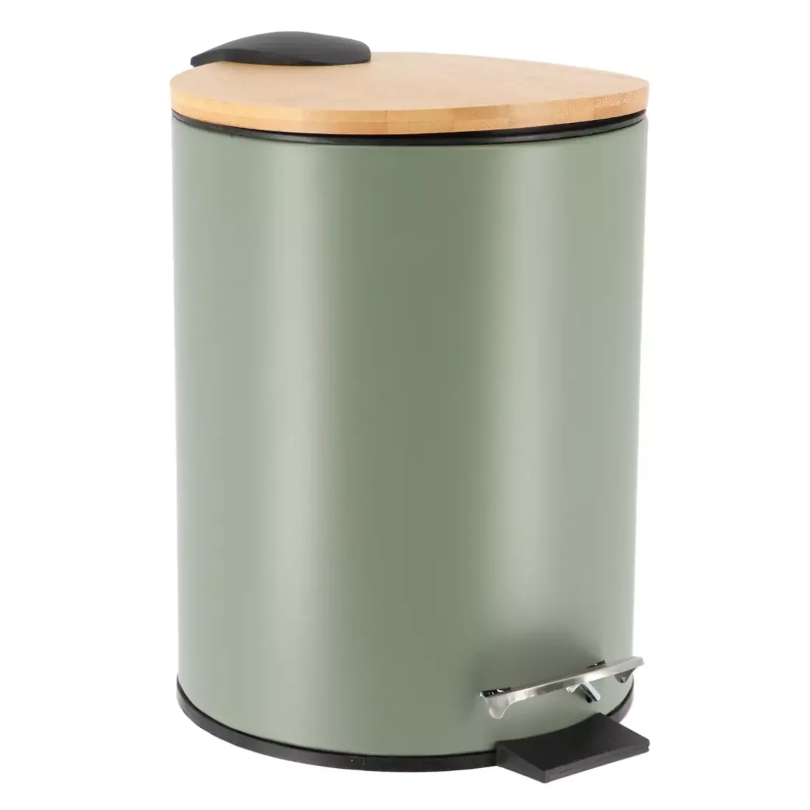 Cestino a pedale con chiusura rallentata Timeless Cachi
