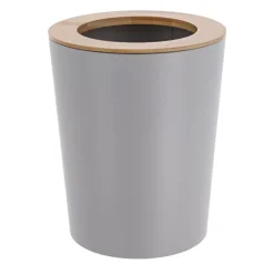 Cestino da bagno 5L Purebamboo Grigio chiaro