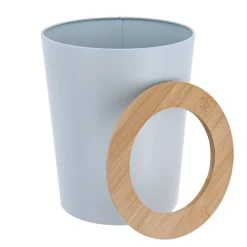 Cestino da bagno 5L Purebamboo Azzurro