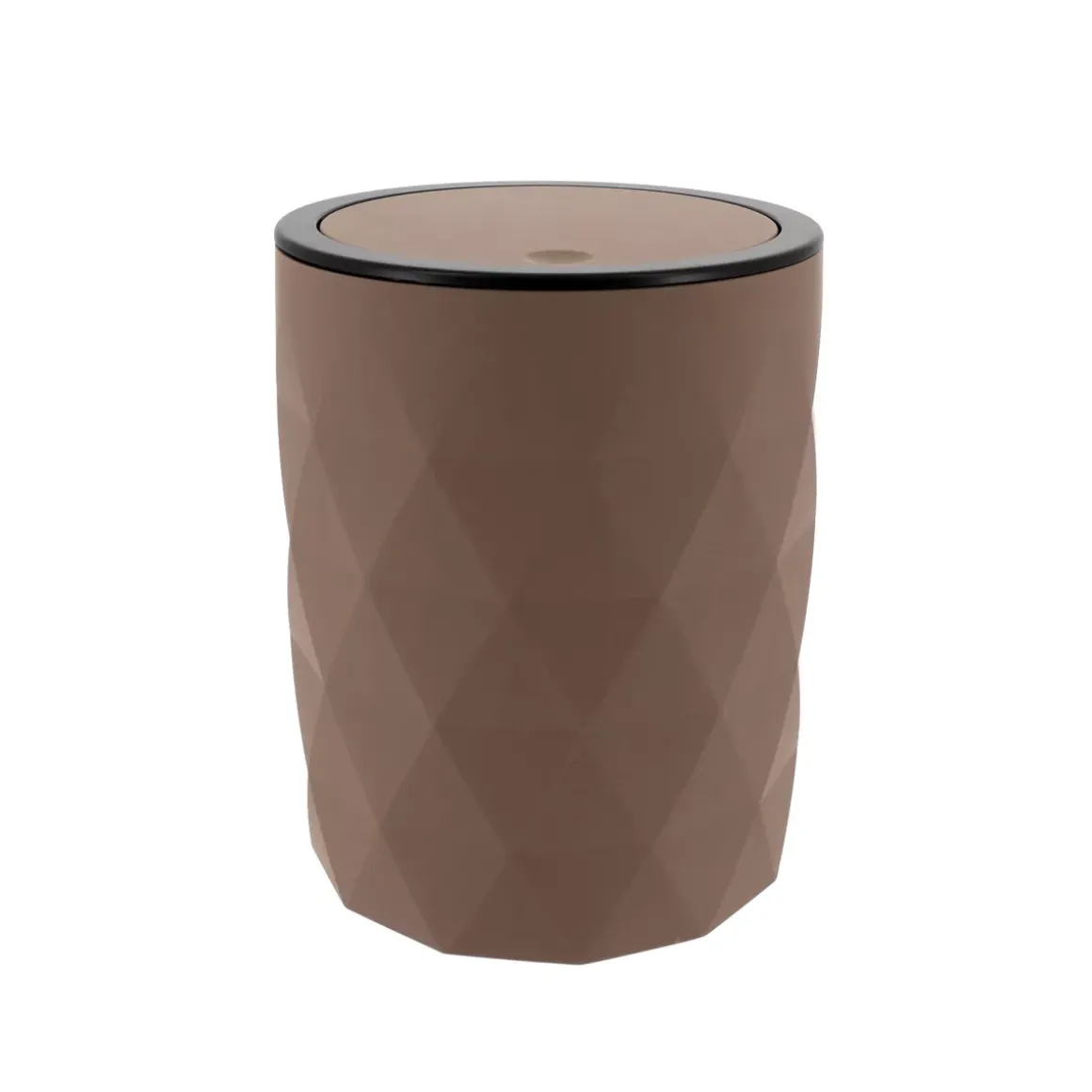 Cestino da bango 6L Rubby Marrone