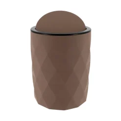 Cestino da bango 6L Rubby Marrone