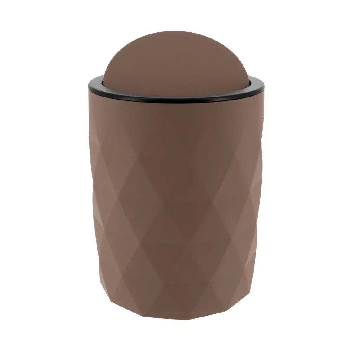 Cestino da bango 6L Rubby Marrone