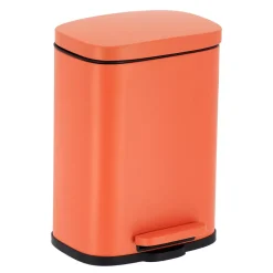 Cestino per il bagno in metallo con chiusura ammortizzata Boho-chic Terracotta