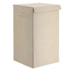 Cesto portabiancheria pieghevole (H60 cm) TissuFlex Beige