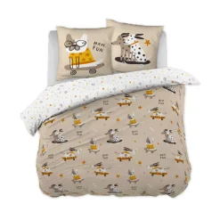 Hot Completo lenzuola per bambini con 2 federe in cotone Isidore Biancheria Da Letto Bambini